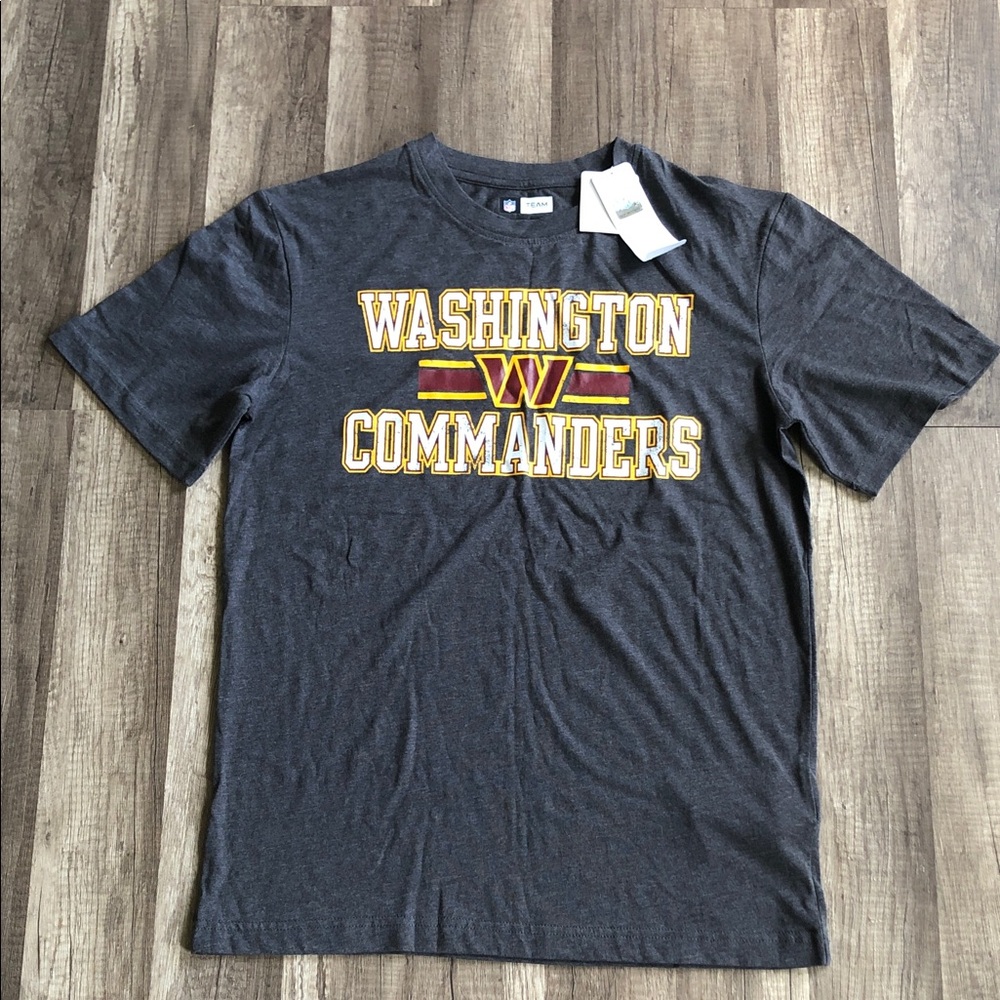 NFL Washington Commanders Gray Men’s T Shirt M NEW